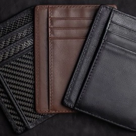 Limited Edition Shadow Wallet Bourbon Tan Leather (Gimmick and Online Instructions) by Dee Christopher and 1914