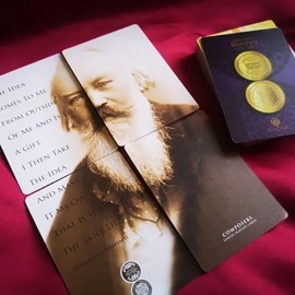Mazzo di carte Johannes Brahms (Composers) Playing Cards