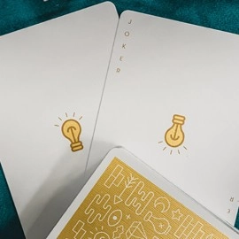 Mazzo di carte Gold ICON Playing Cards by Riffle Shuffle