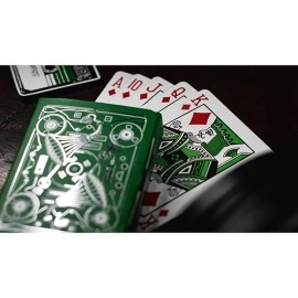 Mazzo di carte Soundboards V4 Green Edition Playing Cards by Riffle Shuffle