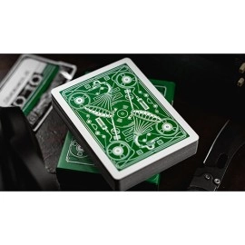 Mazzo di carte Soundboards V4 Green Edition Playing Cards by Riffle Shuffle