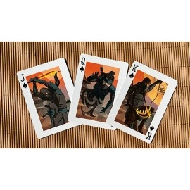 Mazzo di carte Gilded Bicycle Ninja Playing Cards