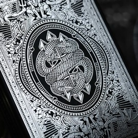 Mazzo di carte Devil's in the Details Sinful Silver Playing Cards by Riffle Shuffle