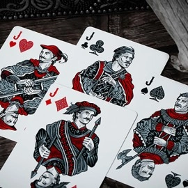 Mazzo di carte Devil's in the Details Sinful Silver Playing Cards by Riffle Shuffle