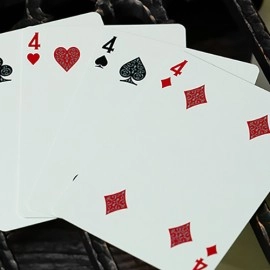 Mazzo di carte Devil's in the Details Sinful Silver Playing Cards by Riffle Shuffle