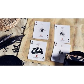 Mazzo di carte Mountain Wang Yue (Black) Playing Cards by Bocopo