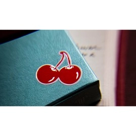 Mazzo di carte Cherry Casino House Deck (Tropicana Teal) Playing Cards by Pure Imagination Projects
