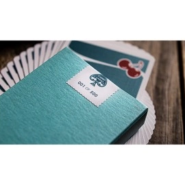 Mazzo di carte Cherry Casino House Deck (Tropicana Teal) Playing Cards by Pure Imagination Projects