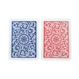 Copag 1546 Plastic Playing Cards Regular Index Red and Blue Double-Deck Set