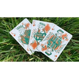 Mazzo di carte Gilded Grasshopper Dark (Olive) Playing Cards