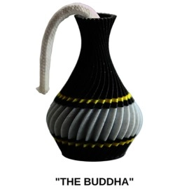 The American Prayer Vase Genie Bottle THE BUDDHA by Big Guy's Magic