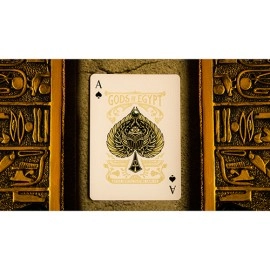 Mazzo di carte Gods of Egypt (Golden Oasis) by Divine Playing Cards