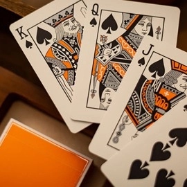 Mazzo di carte Lounge Edition in Hangar (Orange)  by Jetsetter Playing Cards