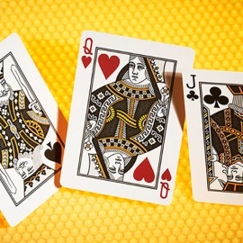 Mazzo di carte Bicycle Honeybee (Yellow) Playing Cards