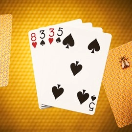 Mazzo di carte Bicycle Honeybee (Yellow) Playing Cards