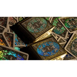 Mazzo di carte London Diffractor Gold Playing Cards