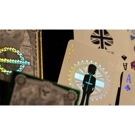 Mazzo di carte London Diffractor Gold Playing Cards