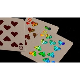 Mazzo di carte London Diffractor Gold Playing Cards