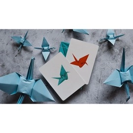 Mazzo di carte 1000 Cranes V2 Playing Cards by Riffle Shuffle