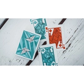 Mazzo di carte 1000 Cranes V2 Playing Cards by Riffle Shuffle