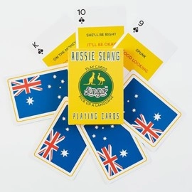 Mazzo di carte Lingo (Aussie Slang) Playing Cards