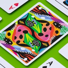 Mazzo di carte 2021 Summer Collection: Jungle Gilded  Playing Cards by CardCutz