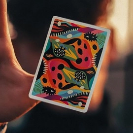 Mazzo di carte 2021 Summer Collection: Jungle Gilded  Playing Cards by CardCutz