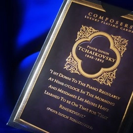 Mazzo di carte Pyotr Ilyich Tchaikovsky (Composers) Playing Cards