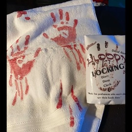 Dirty Drop Cloth Magnetic (BLOODY) by David Alan Magic