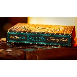 Mazzo di carte Aqua Falcon Throwing Cards (Foil) by Rick Smith Jr. and De'vo