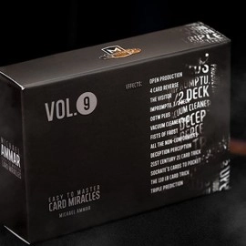 Easy to Master Card Miracles (Gimmicks and Online Instruction) Volume 9 by Michael Ammar