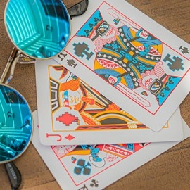 Mazzo di carte Game Over Red Playing Cards by Gemini