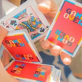 Mazzo di carte Game Over Red Playing Cards by Gemini