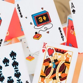 Mazzo di carte Game Over Red Playing Cards by Gemini