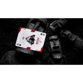 Mazzo di carte Moai Red Edition Playing Cards by Bocopo