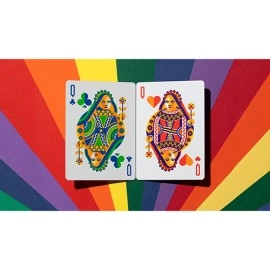 Mazzo di carte DKNG Rainbow Wheels (Blue) Playing Cards by Art of Play