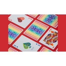 Mazzo di carte DKNG Rainbow Wheels (Blue) Playing Cards by Art of Play