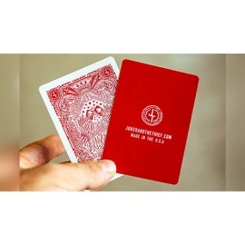 Mazzo di carte Blood Red Edition V3  Playing Cards by Joker and the Thief