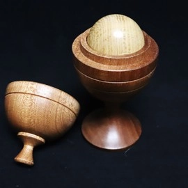 Deluxe Wooden Ball Vase (Merlins Premier Range) by Merlins Magic