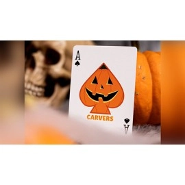 Mazzo di carte Carvers V2 Pumpkin Playing Cards by OPC