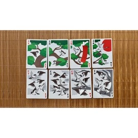 Mazzo di carte Gilded Bicycle Sparrow Hanafuda Fusion Playing Cards