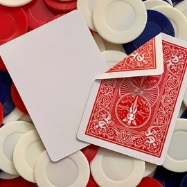 Mazzo di carte Stripper Bicycle Index Only Red Playing Cards
