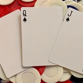 Mazzo di carte Stripper Bicycle Index Only Red Playing Cards