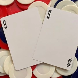 Mazzo di carte Stripper Bicycle Index Only Red Playing Cards