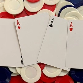 Mazzo di carte Gilded Red Bicycle Index Only Playing Cards