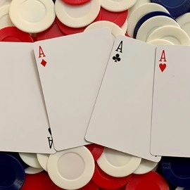 Bicycle Index Only Blue Playing Cards