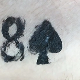 MENTAL DUST 8 of Spades by Quique Marduk