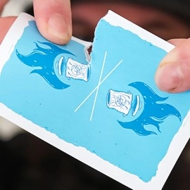 Mazzo di carte Trash & Burn (Blue) Playing Cards by Howlin' Jacks