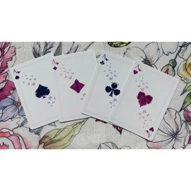 Mazzo di carte Gilded Bicycle Butterfly (Purple) Playing Cards