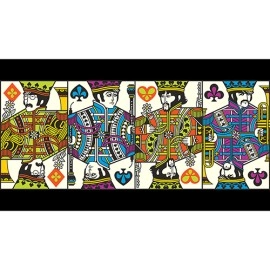 Mazzo di carte The Beatles (Pink) Playing Cards by Theory11